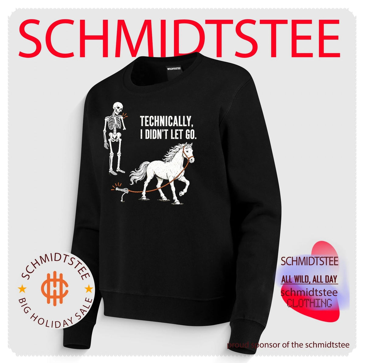Horse Technically I Didnt Let Go Halloween 2026 shirt