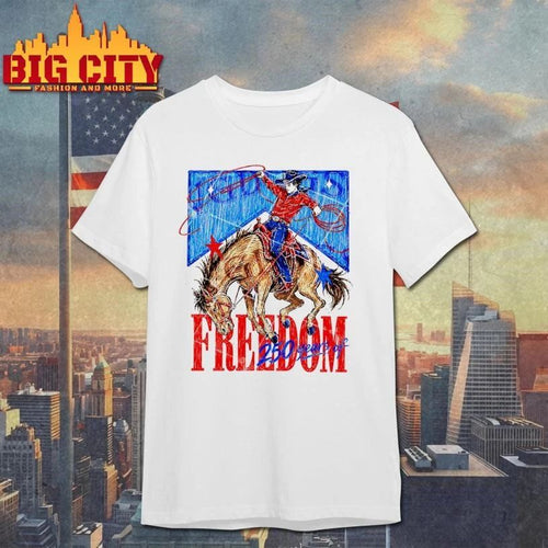 250 Years Of Freedom Western Cowgirl Shirt