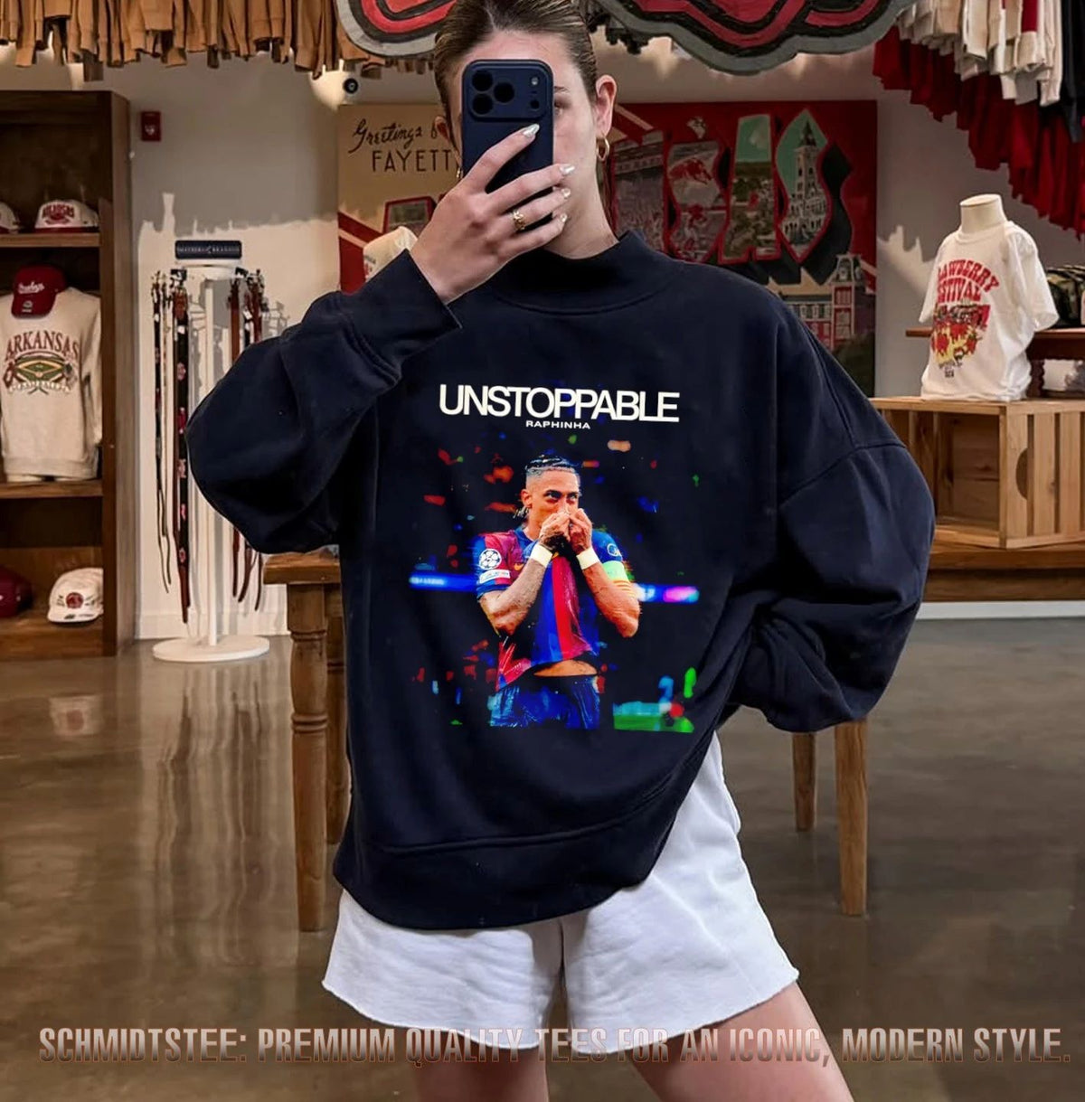 Raphinha Fc Barcelona Unstoppable Soccer shirt
