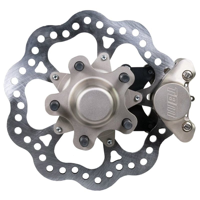 Racecraft 300108 (05-14 Mustang) Ultra Lites 2″ Drop Billet Spindle Lightweight 2 Piston Front Brake Kit (5 on 4.75 Hubs)