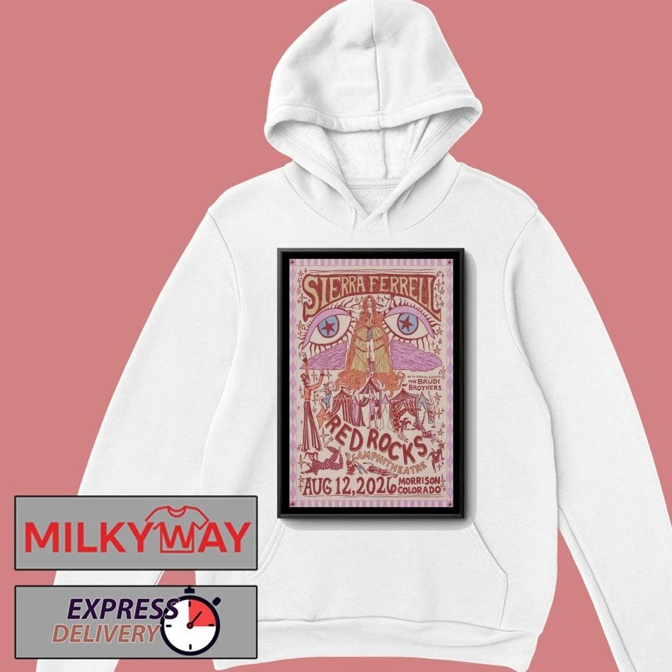 Sierra Ferrell Aug 12 2026 Red Rocks Amphitheatre in Morrison, Colorado Poster shirt