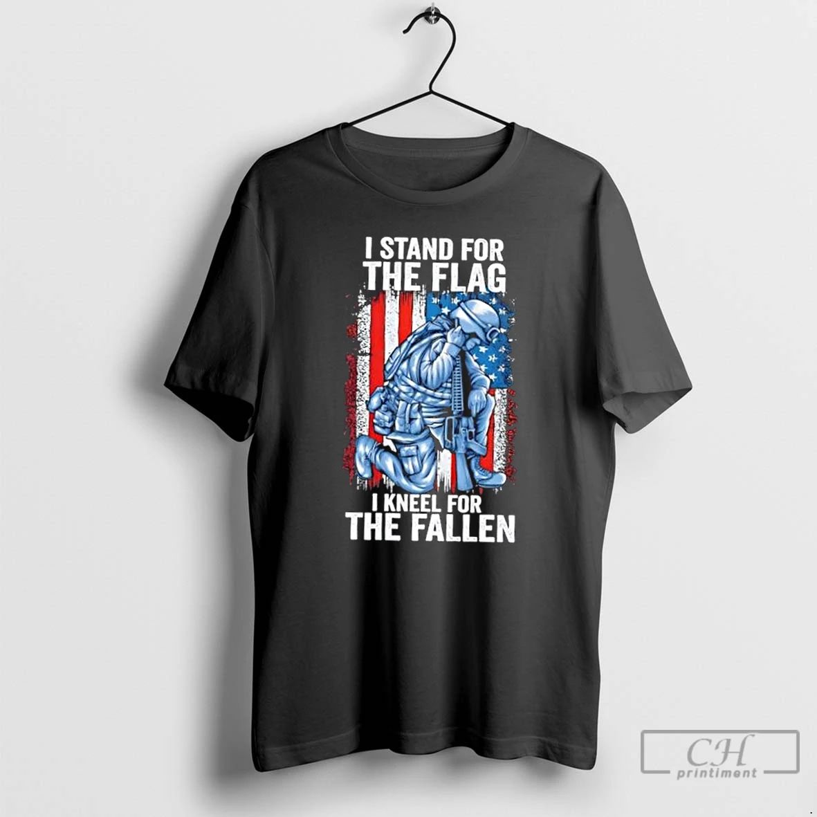 Classic I Stand For The Flag I Kneel For The Fallen Us Flag T Shirts