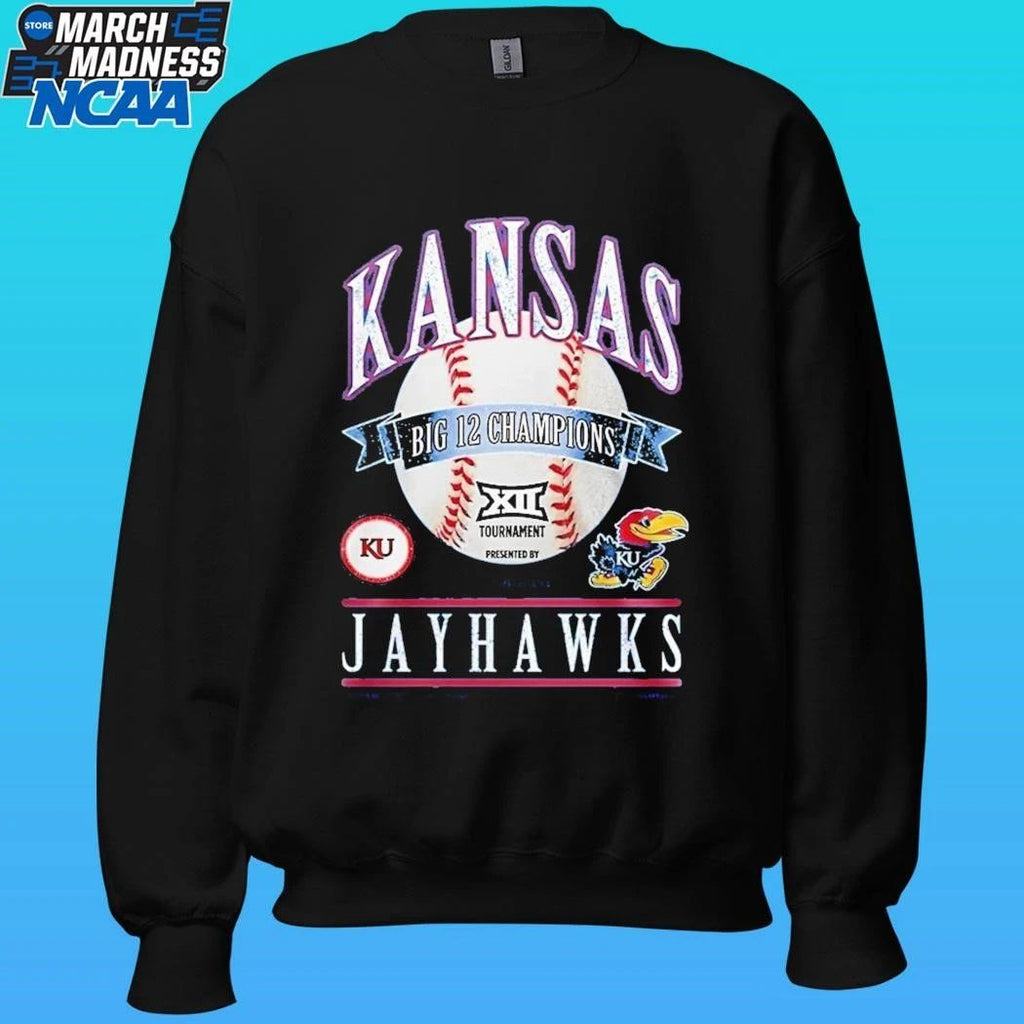 Kansas Jayhawks 2026 Big 12 Baseball Tournament Champions Shirt