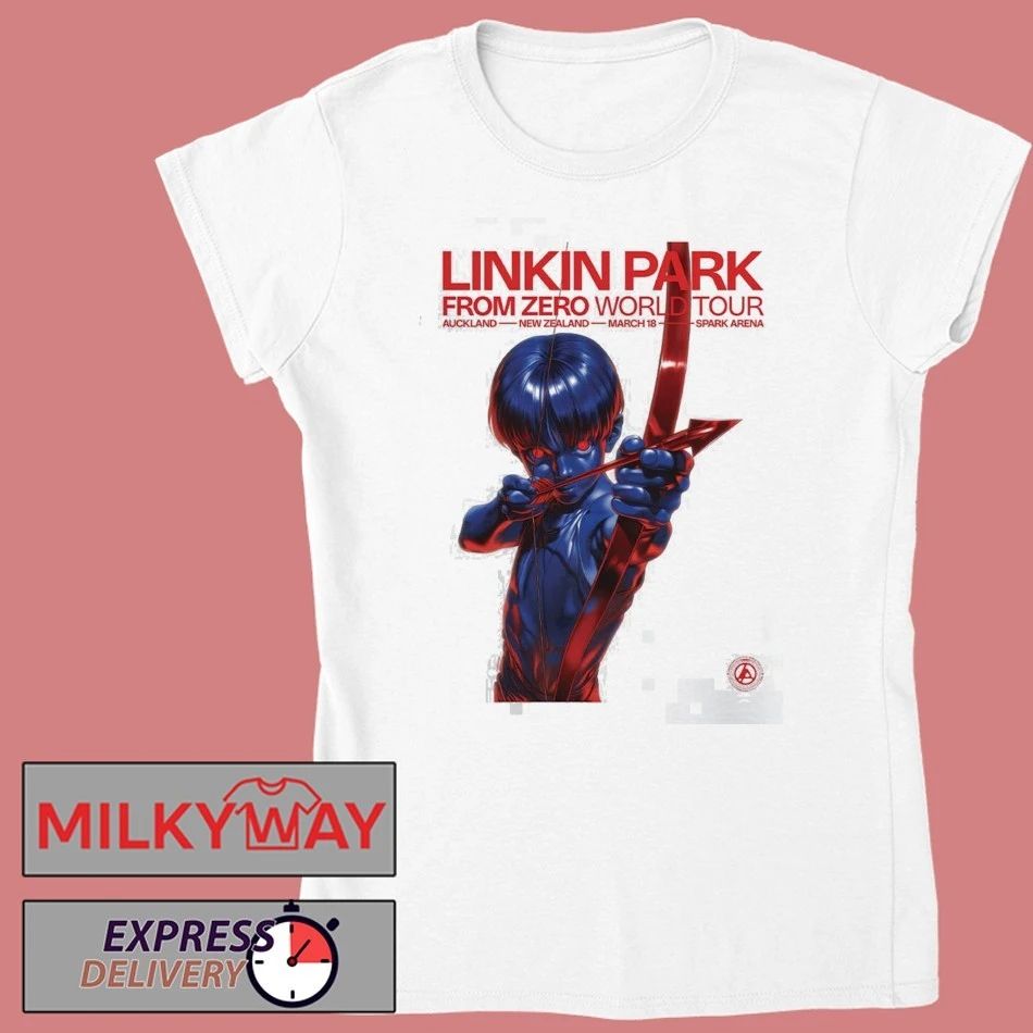 Linkin Park From Zero World Tour Auckland New Zealand 2026 Event Poster At Spark Arena On March 18 2026 T-Shirt