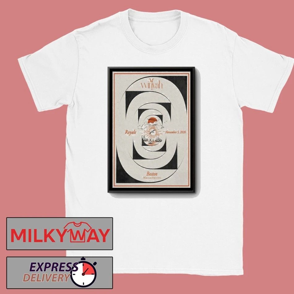 Winyah Boston MA Tour On Nov 5 2026 Poster shirt