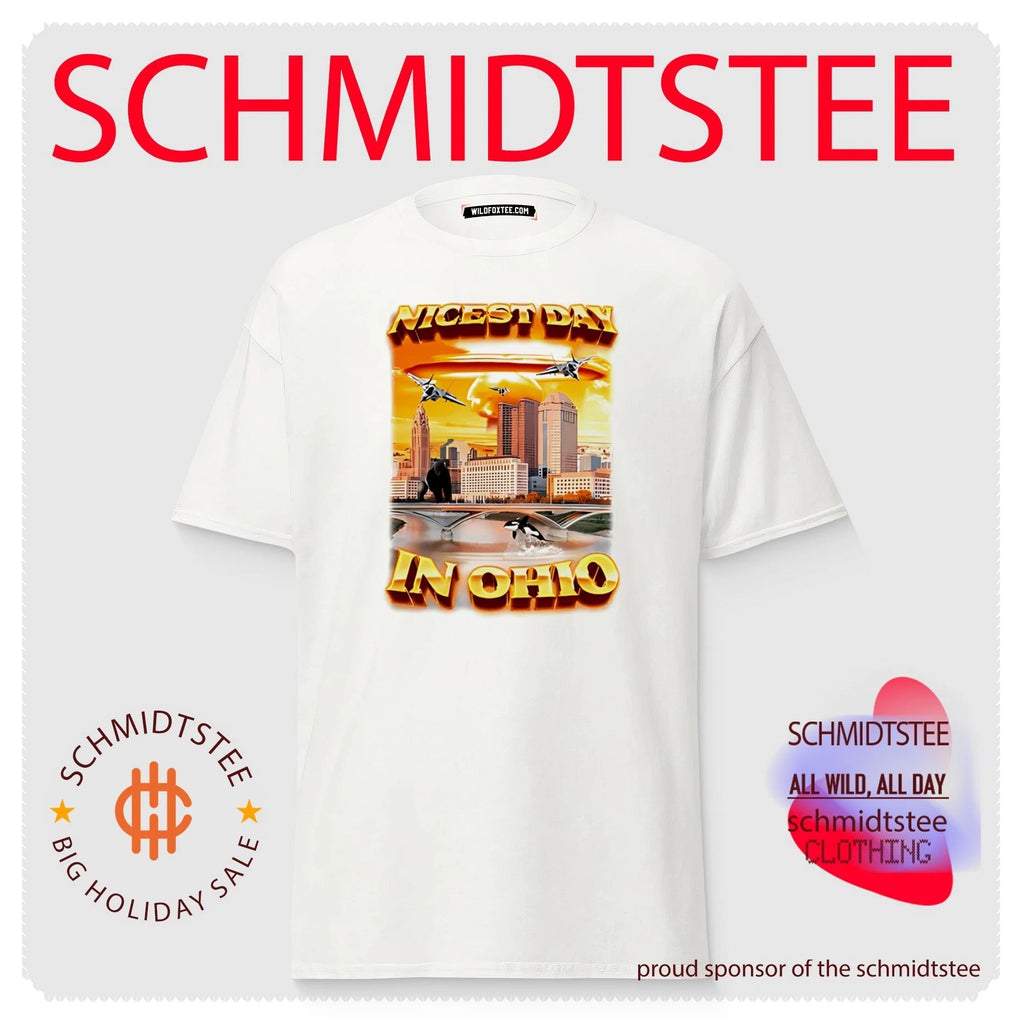 Nicest day in Ohio cityscape scene graphic shirt