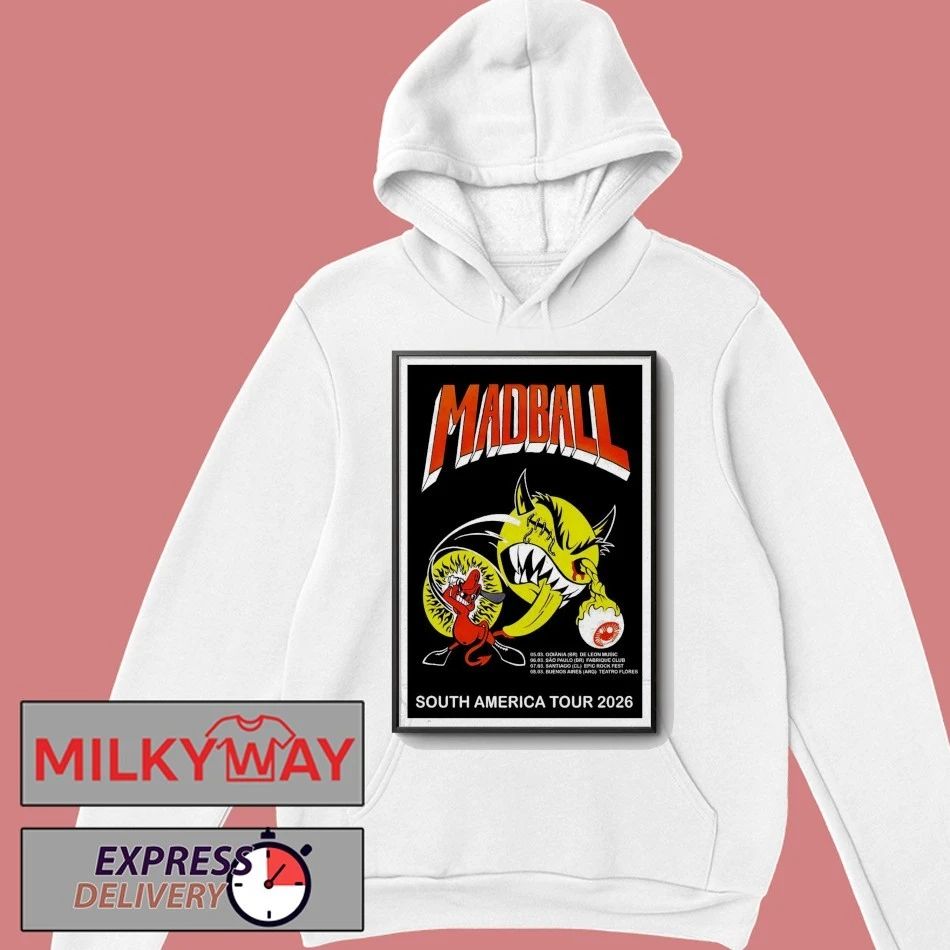 Madball South America Tour Mar 2026 Poster shirt