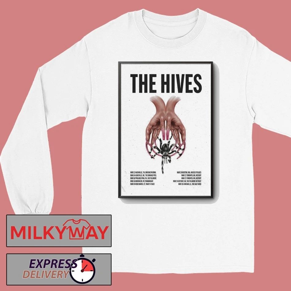 The Hives Chicago Tour 2026 Poster shirt