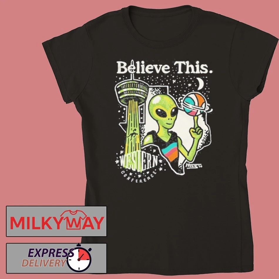 Alien Spurs Believe This Western Conference 2026 Shirt