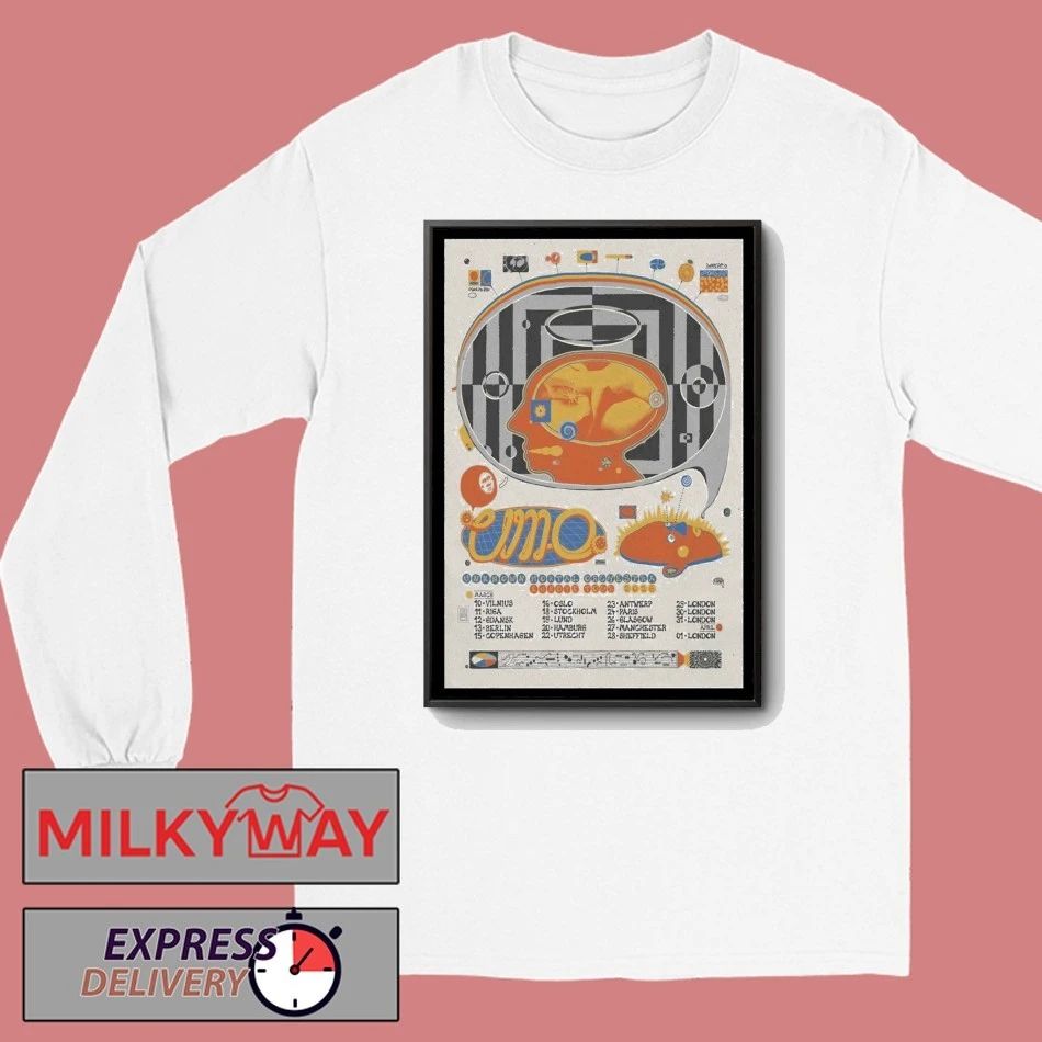 Unknown Mortal Orchestra Concert Euro Tour 2026 Poster shirt
