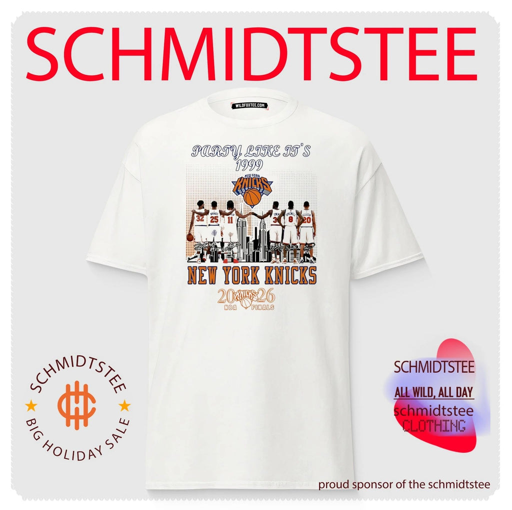 New York Knicks party like it’s 1999 skyline shirt