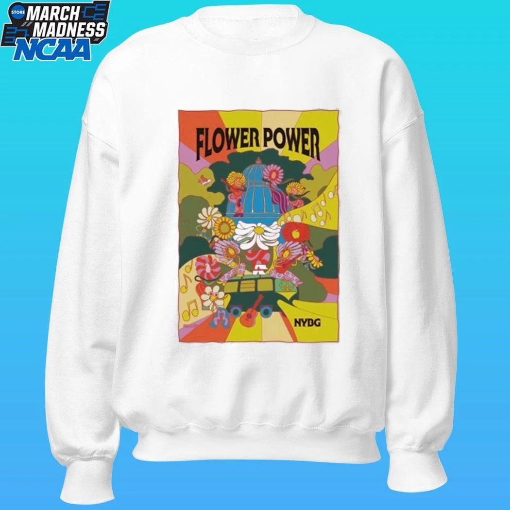 Nybg Flower Power Adult Tie-dye Shirt