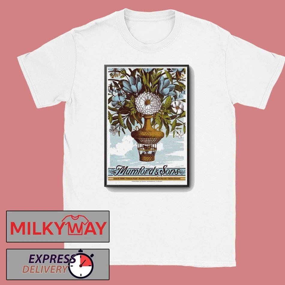 Mumford And Sons In Boulder CO On June 6 2026 Poster shirt
