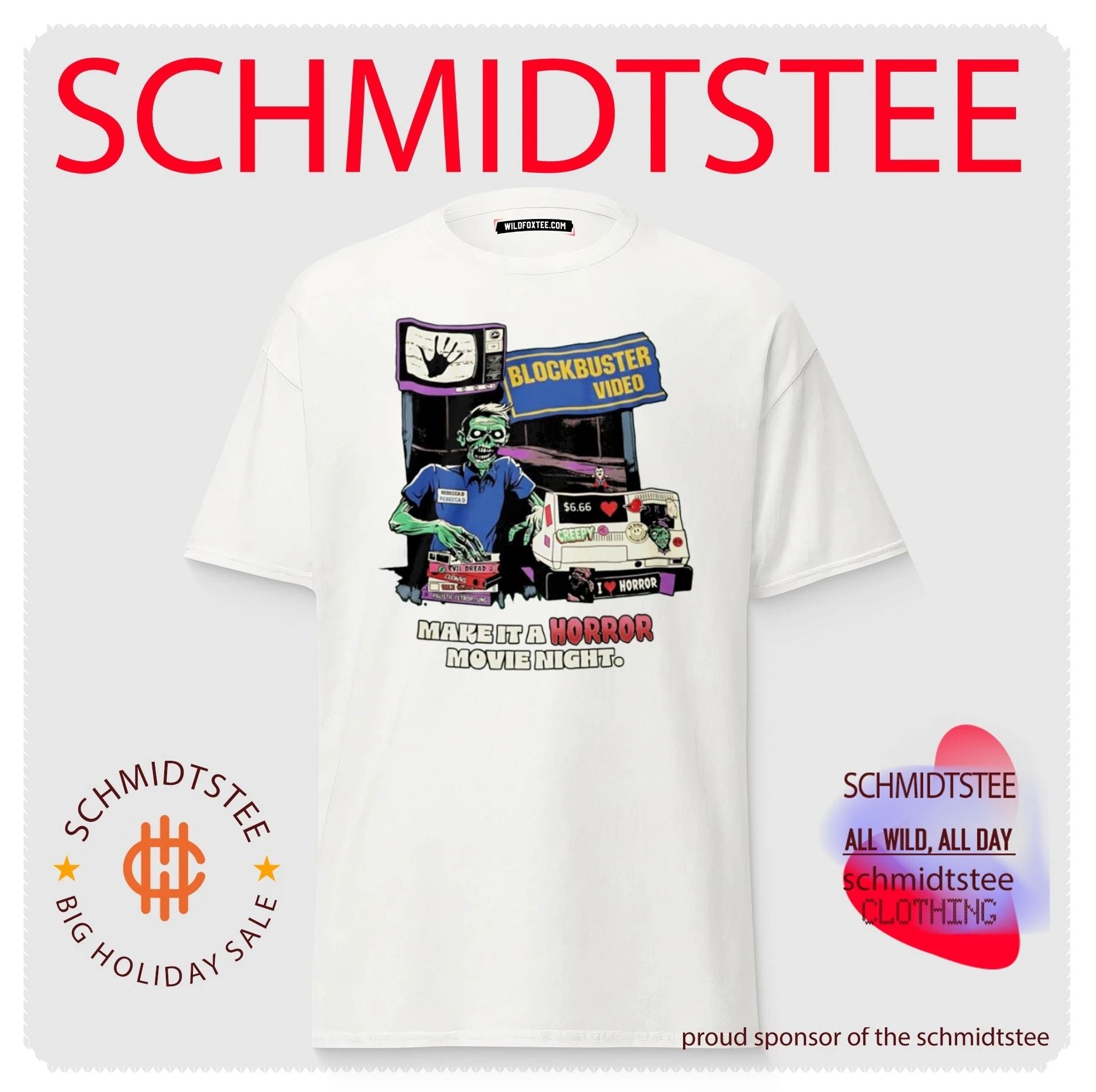 Zombie Make It A Horror Movie Night Blockbuster Video shirt