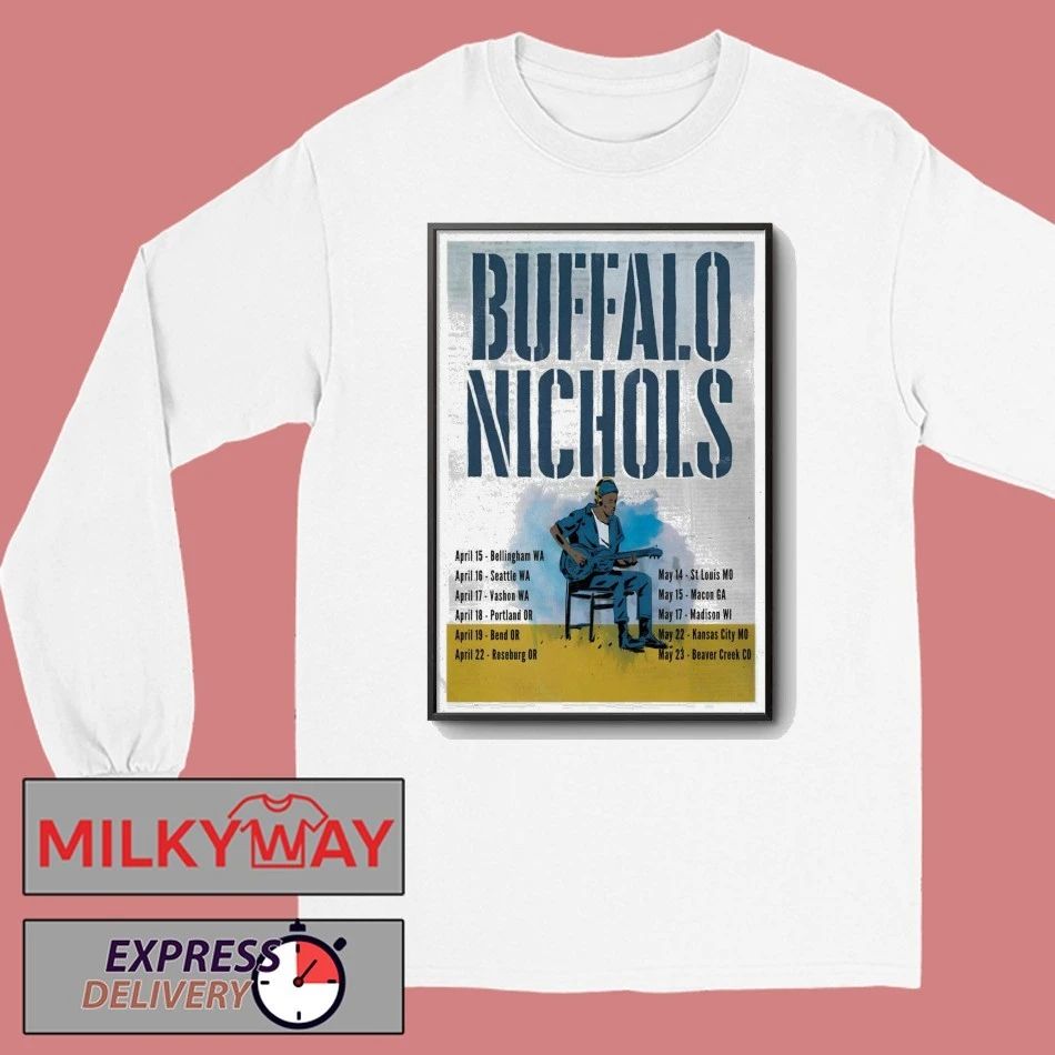 Buffalo Nichols 2026 Summer Tour Poster shirt