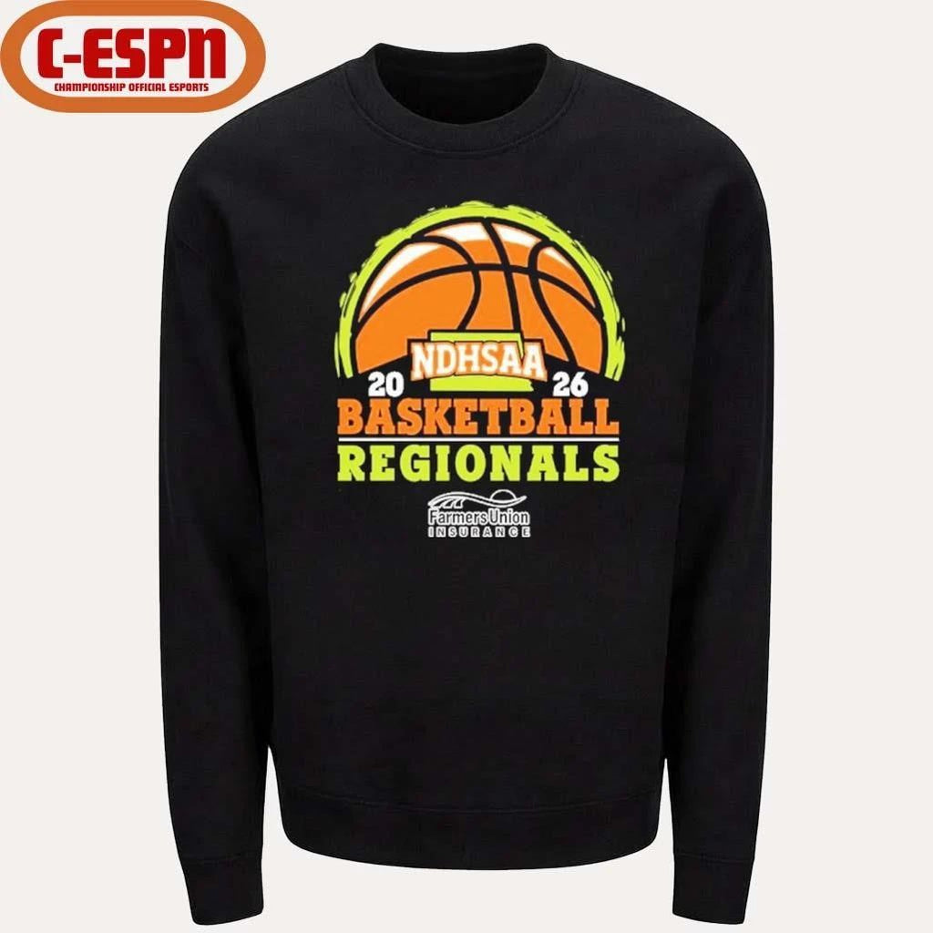 2026 NDHSAA Region Basketball Tournament Shirt