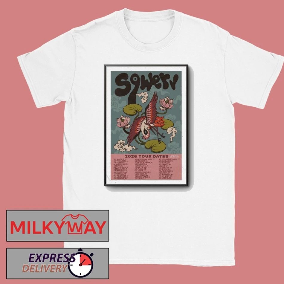 Sqwerv Summer Tour 2026 Poster shirt