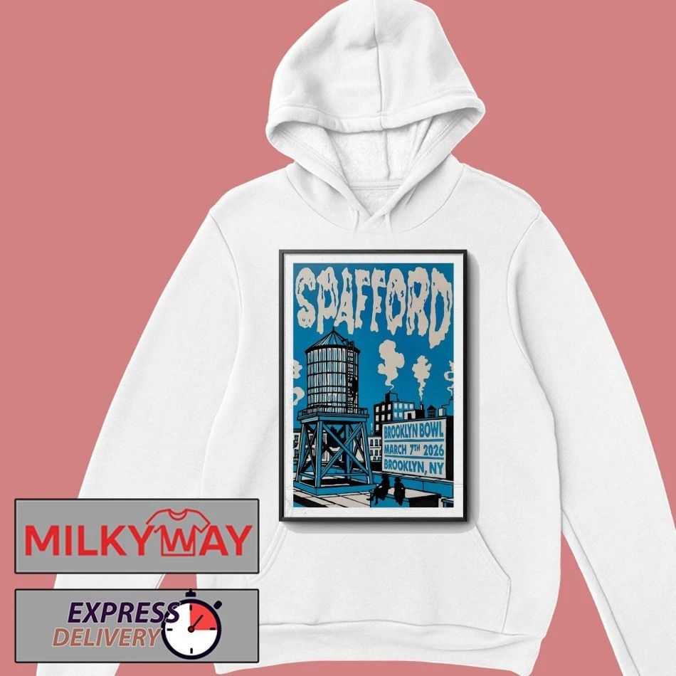Spafford Brooklyn NY On March 7 2026 Poster shirt