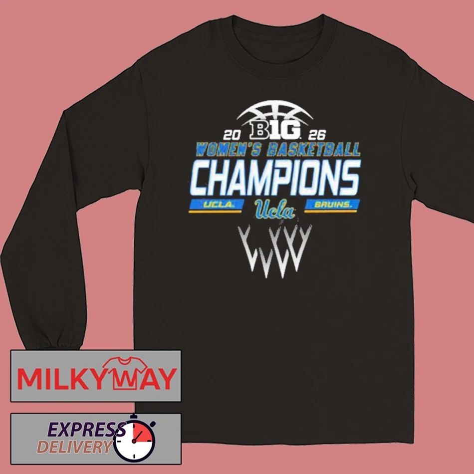 UCLA Bruins Women’s Basketball 2026 Big Ten Women’s Basketball Regular Season Champions shirt