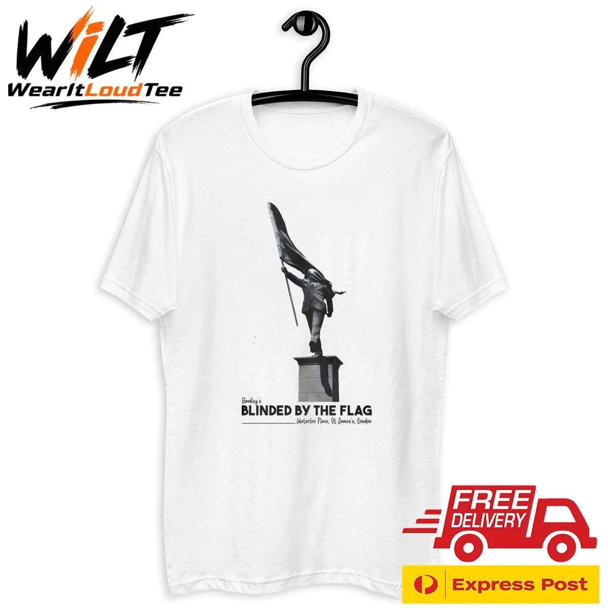 Banksy London Statue Shirt