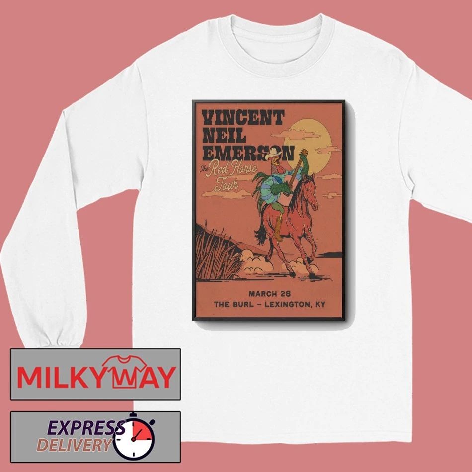 Vincent Neil Emerson Mar 28 2026 The Burl in Lexington KY Poster shirt
