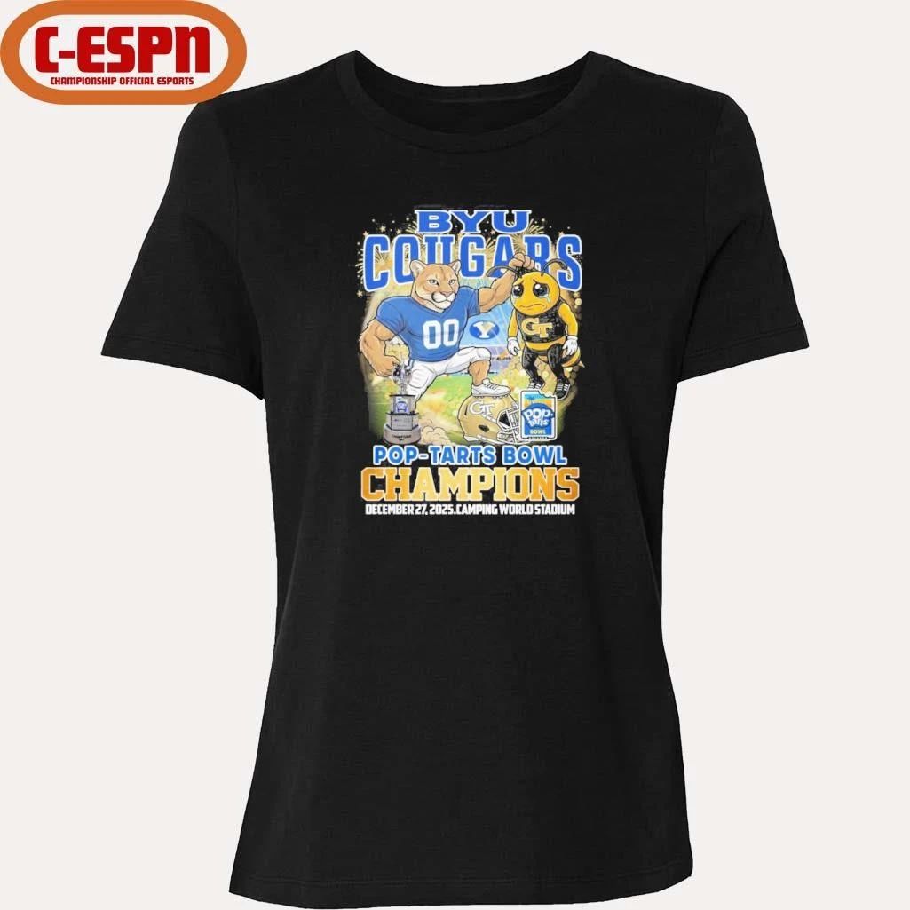 BYU Cougars Mascot Pop-Tarts Bowl Champions Shirt