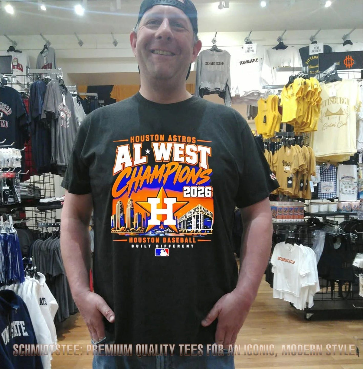Houston Astros 2026 AL West Champions Houston Baseball Built Different shirt