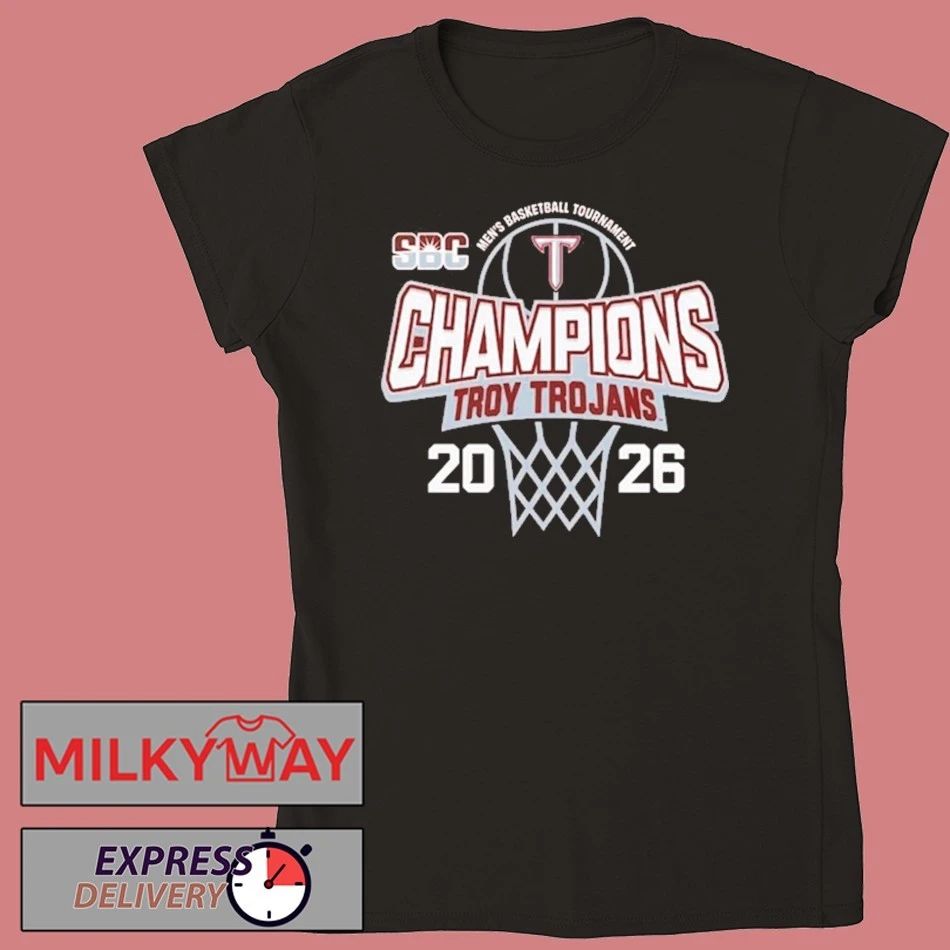 Congrats Troy Trojans Champions 2026 Sun Belt Men’s Basketball Tournament shirt