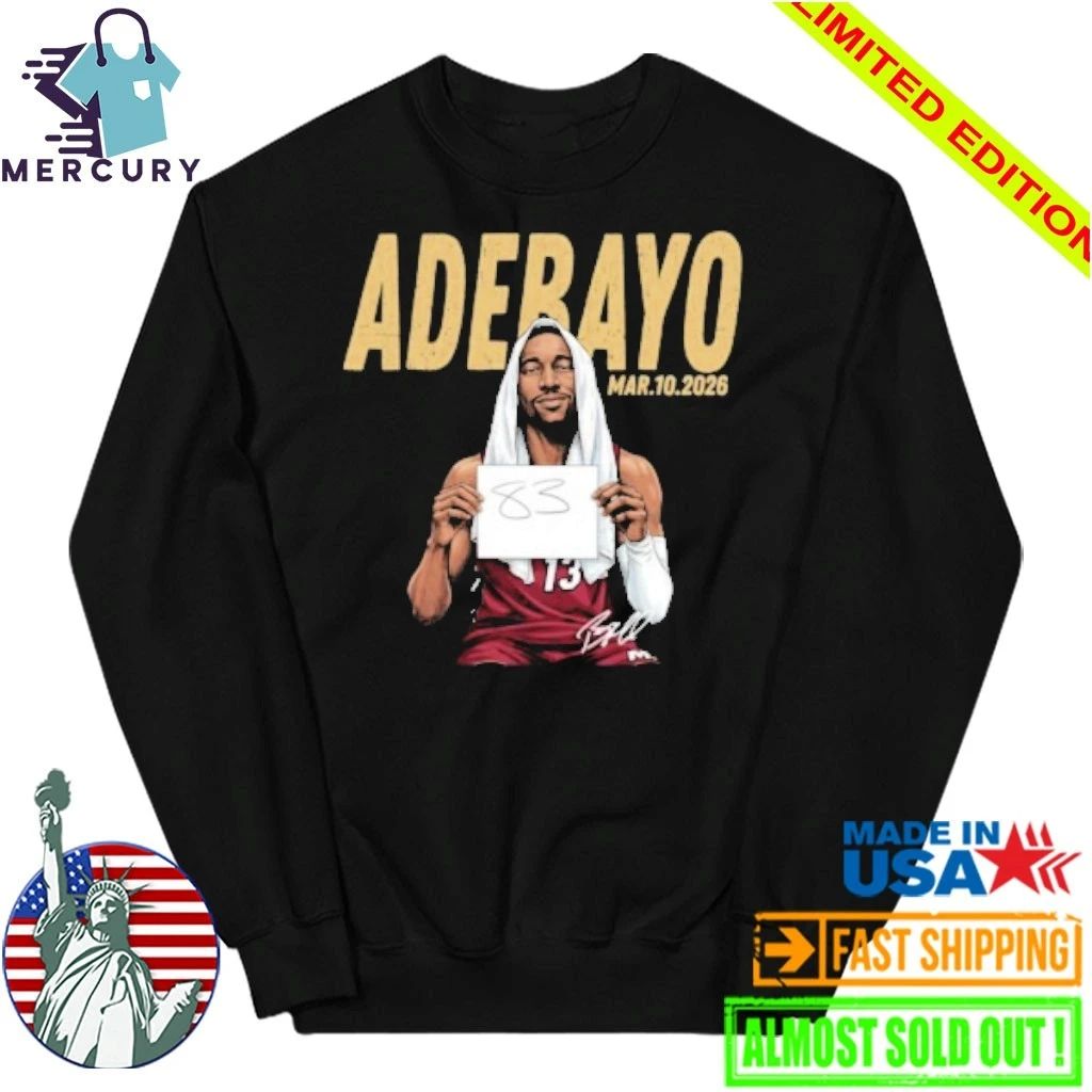 Miami History Bam Adebayo 83 Points Shirt