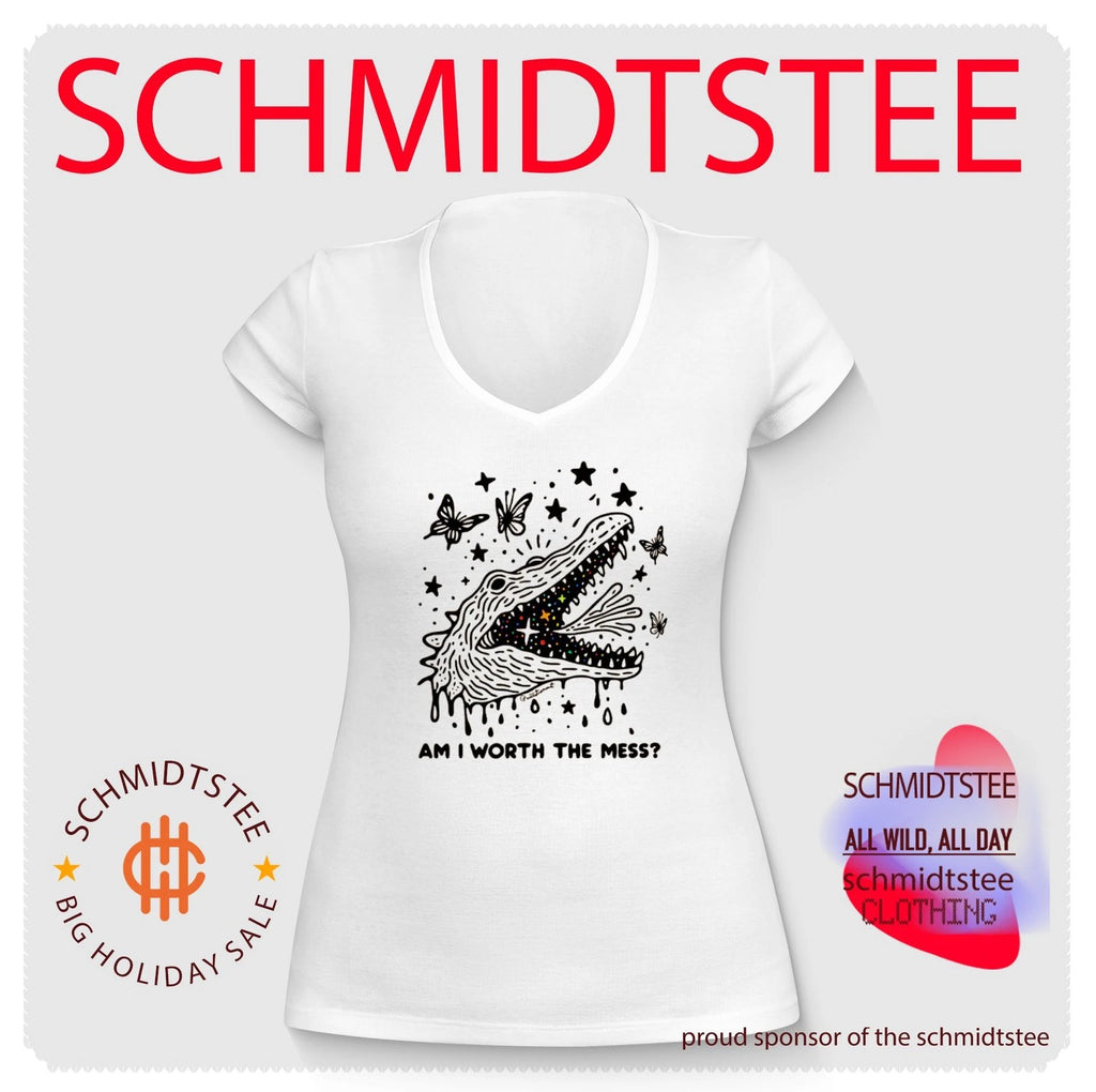 Am I Worth the Mess Alligator Cosmic Art shirt
