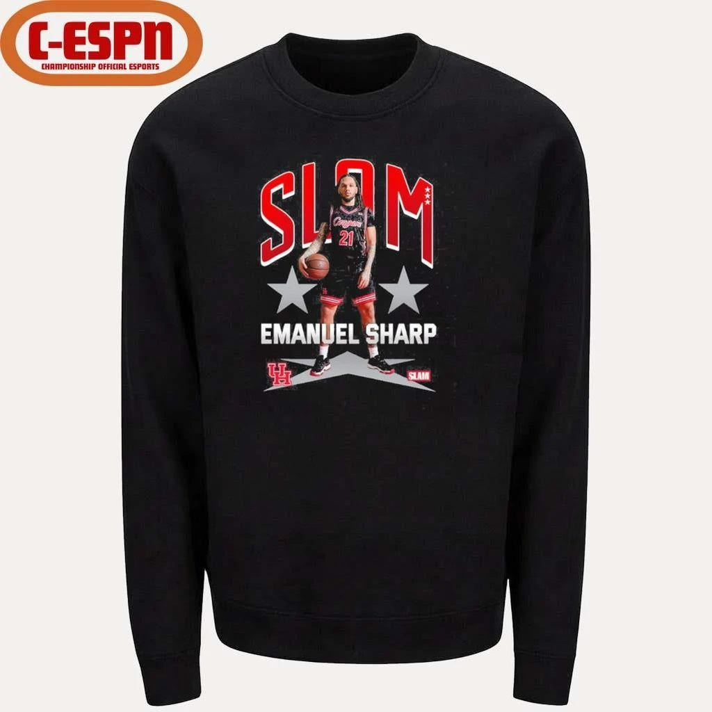 SLAM Houston Men’s Basketball Emanuel Sharp Remix Shirt