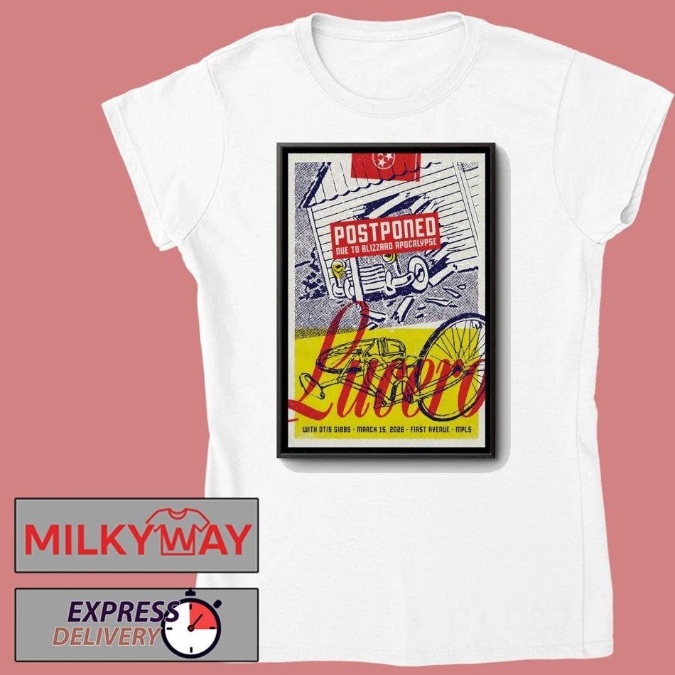 Lucero Mar 15 2026 First Avenue in Minneapolis MN Poster shirt