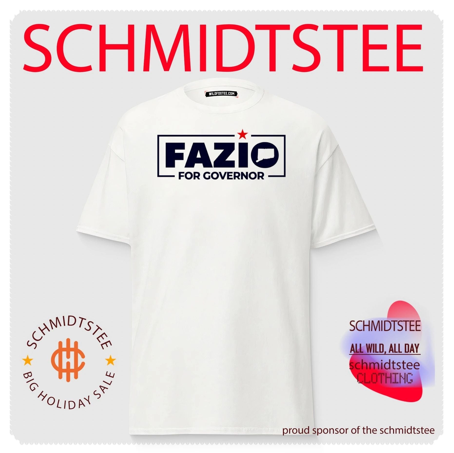 Ryan Fazio for Governor 2026 shirt