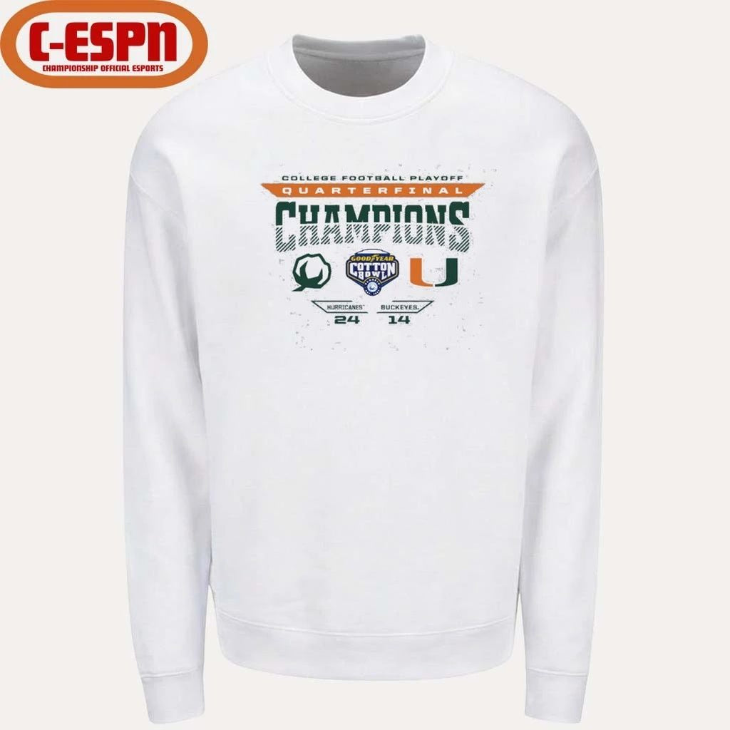 CFP 2025 Cotton Bowl Miami Champions Score Shirt
