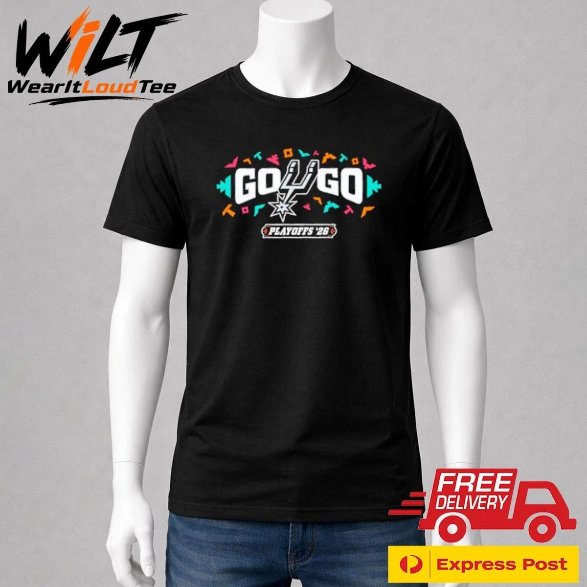 Go Spurs Go 2026 Playoffs Shirt San Antonio Spurs Game 2