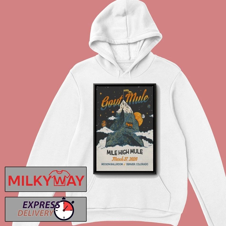 Gov’t Mule Tour Denver CO On Mar 27 2026 Poster shirt