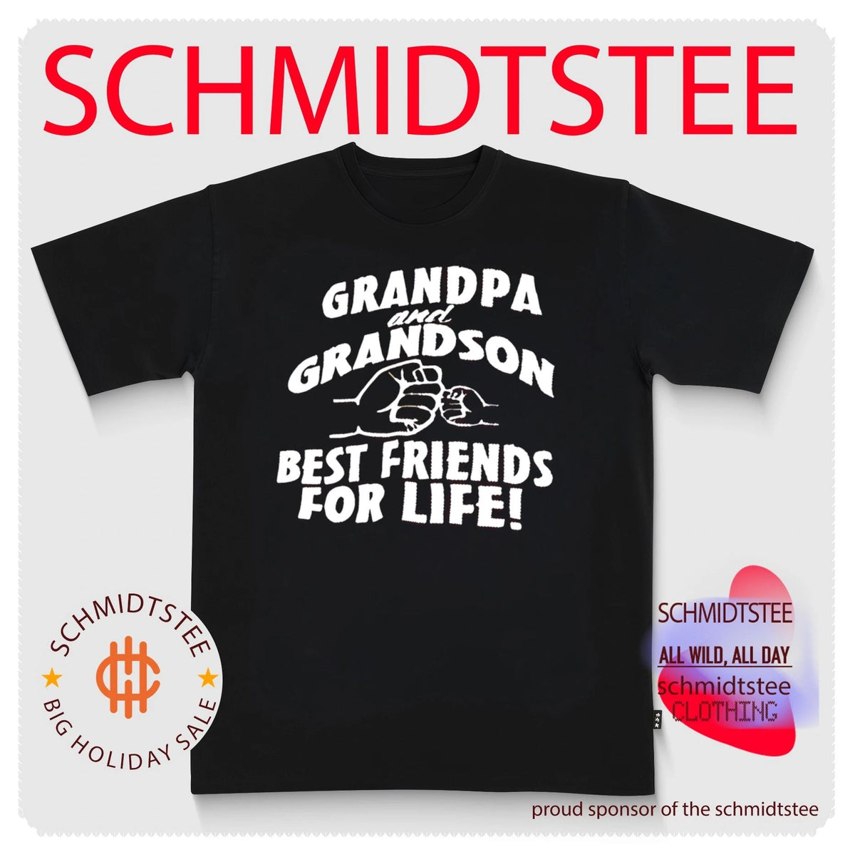 Grandpa and Grandson Best Friends for Life shirt