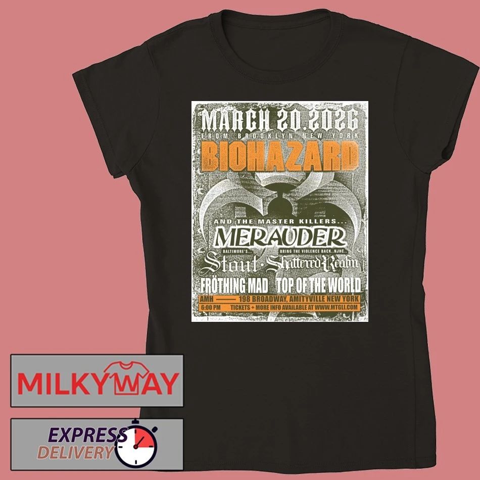 Biohazard Strong Island 2026 Shows At Amityville Music Hall March 20 21 2026 shirt