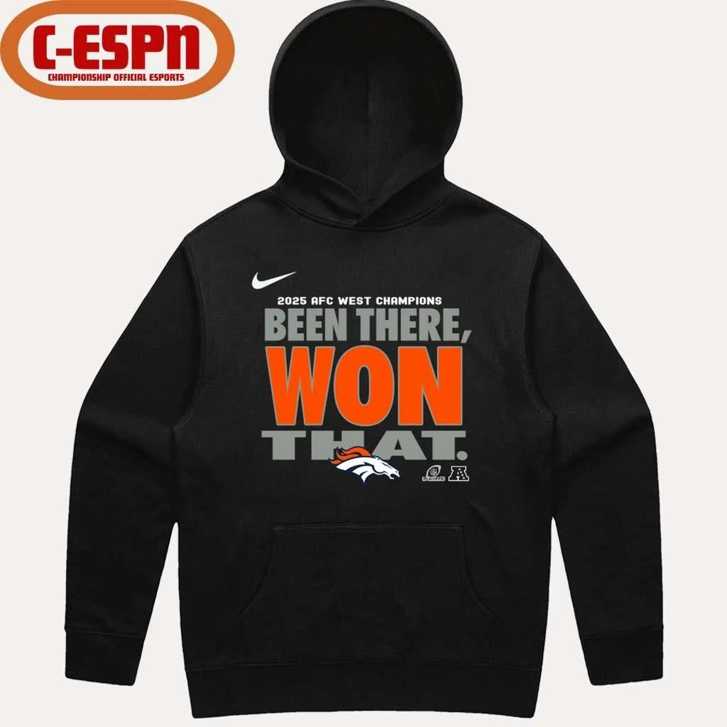 Been There, Won That Broncos AFC West Division Champions Shirt