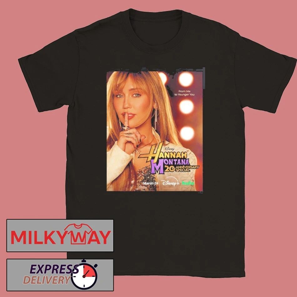 Hannah Montana 20th Anniversary Special Official Poster From Me To Younger You T-Shirt