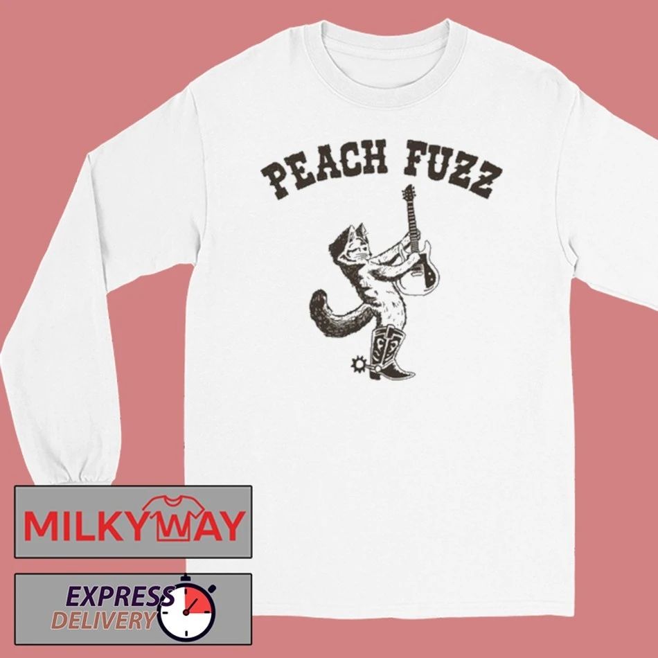 Peach Fuzz Cowboy Cat shirt