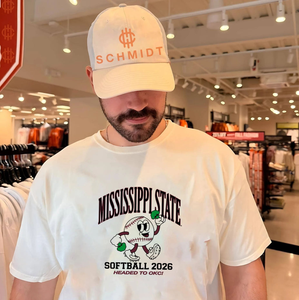 Mississippi State Softball 2026 Headed to OKC Broccoli Softball shirt