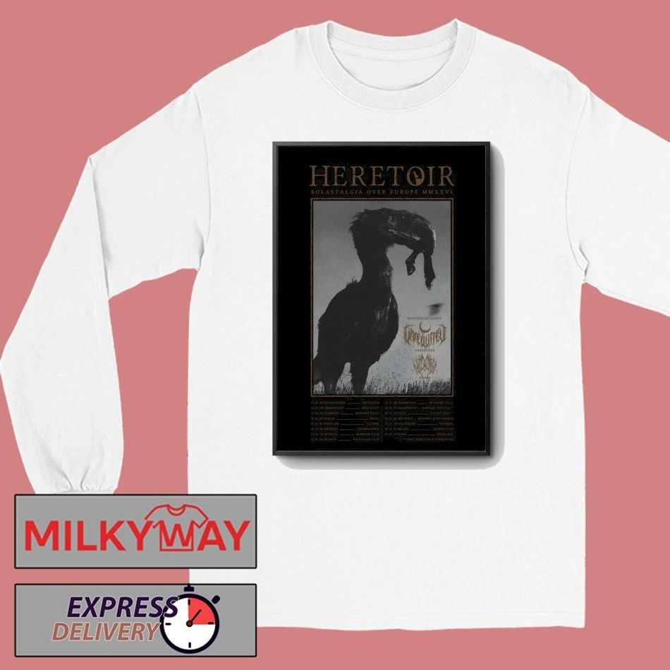 Heretoir European Tour 2026 Poster shirt