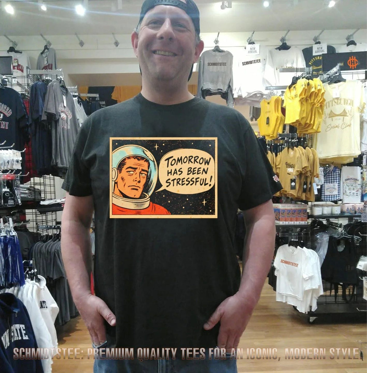 Vintage Astronaut Tomorrow Has Been Stressful shirt
