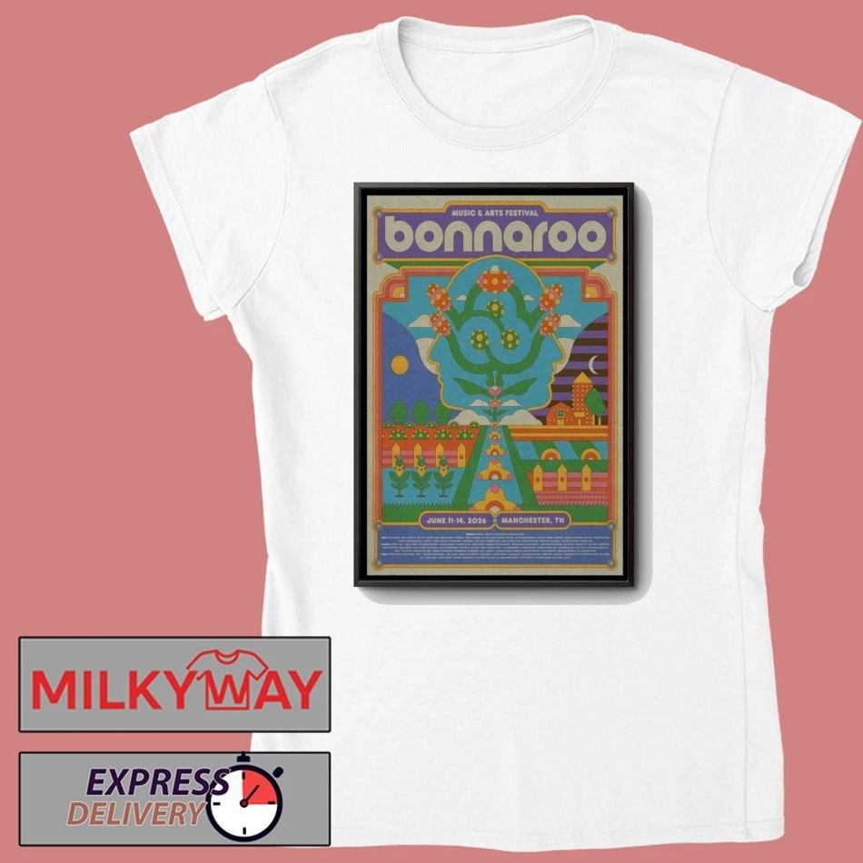 POSTER Bonnaroo June 11-14 2026 Tour Manchester, TN shirt