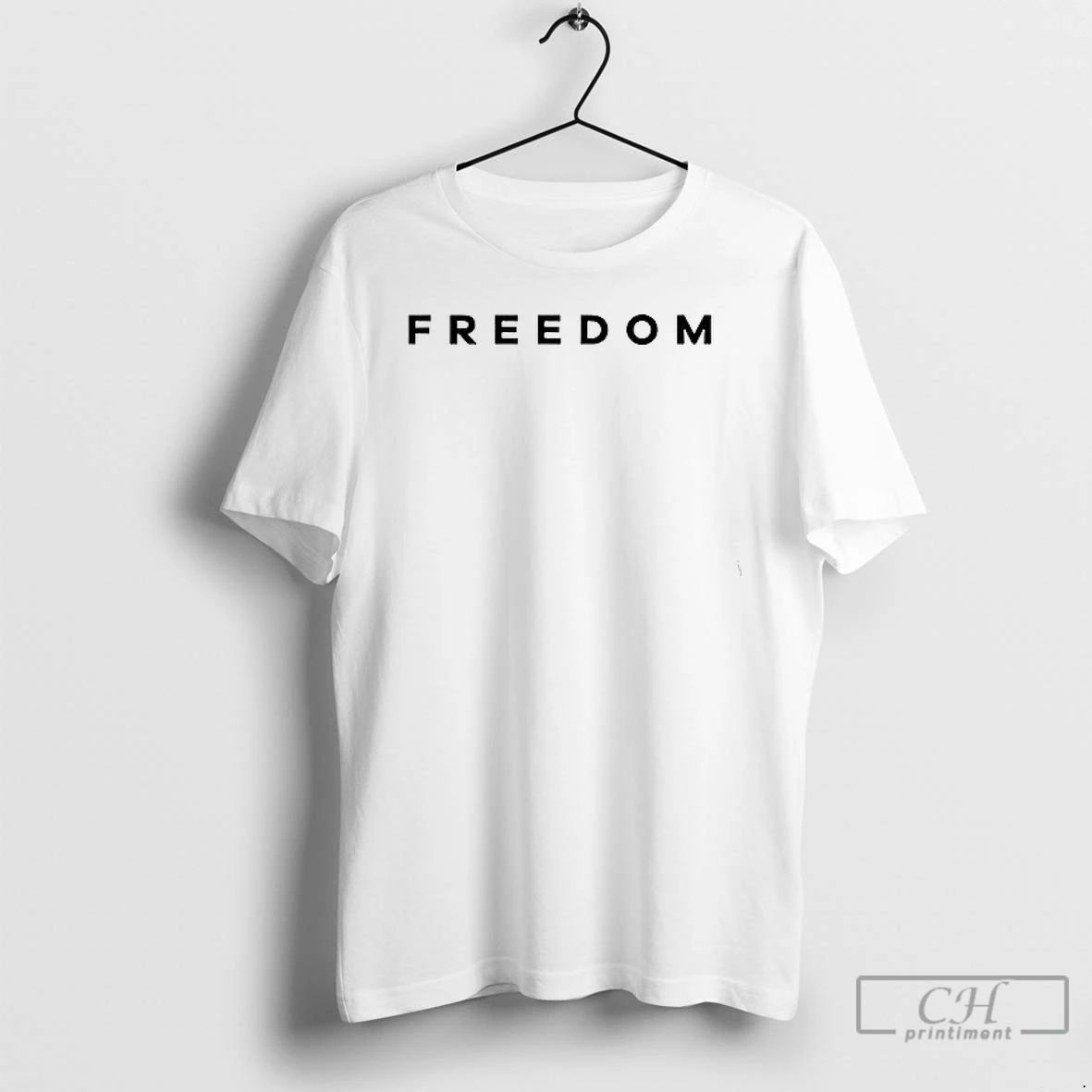 Classic Charlie Kirk Freedom Live Free Text Shirts