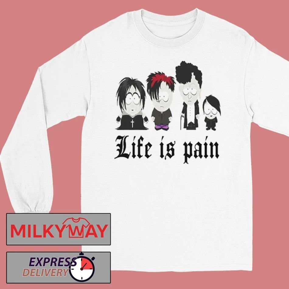 South Park WHITE Goth Shirt