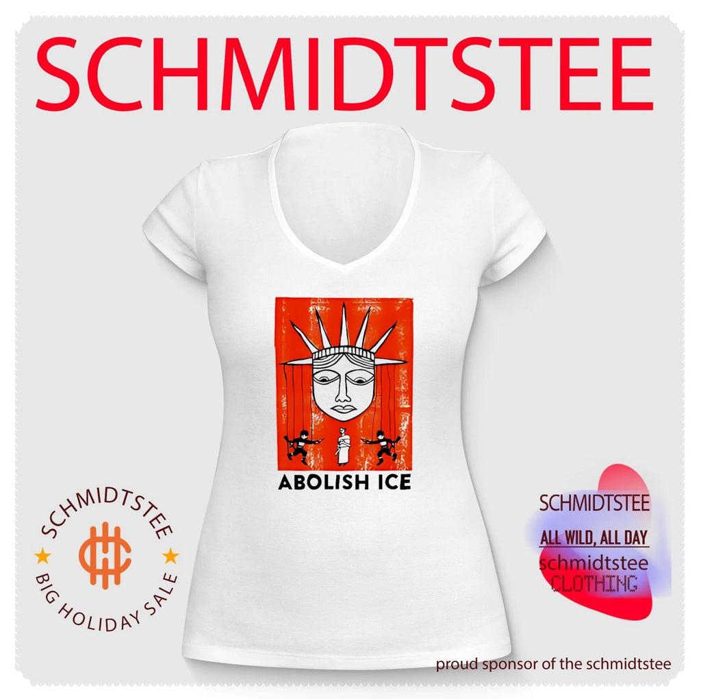 Abolish ice frame graphic shirt