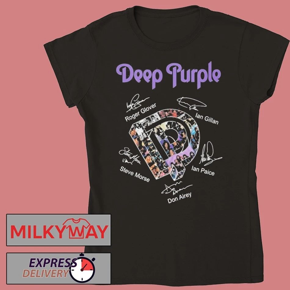 Deep Purple Band Logo Signature Shirt