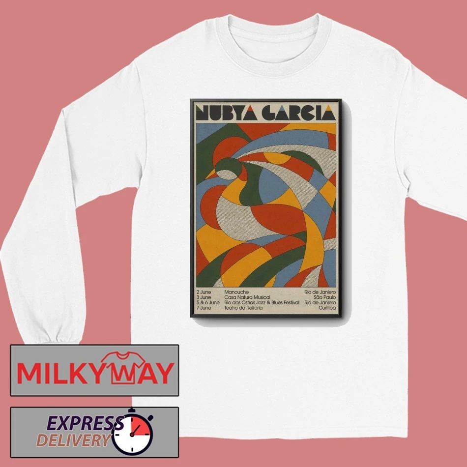 Nubya Garcia 2026 Brazil Tour Poster shirt